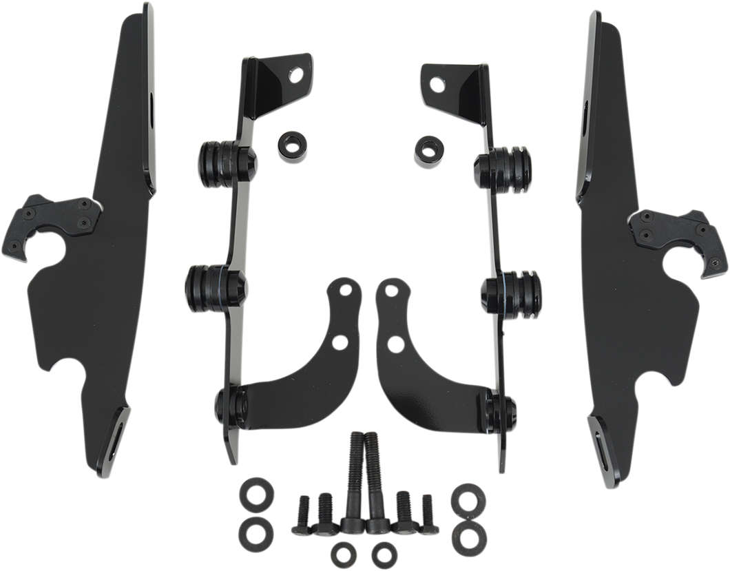 Batwing Trigger Lock Mounting Kit - VT 750 Phantom - Black - Lutzka's Garage