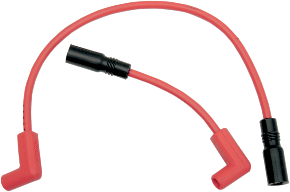 Spark Plug Wire - 99-17 Dyna - Red - Lutzka's Garage