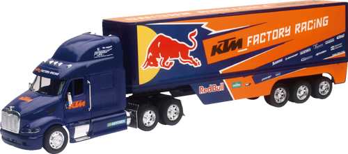 Peterbilt Red Bull KTM Race Team Truck - 1:32 Scale - Blue/Orange - Lutzka's Garage