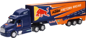 Peterbilt Red Bull KTM Race Team Truck - 1:32 Scale - Blue/Orange - Lutzka's Garage