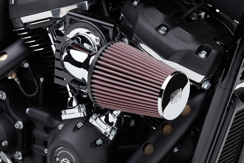 Cone Air Intake Kit - Chrome - Sportster - Lutzka's Garage