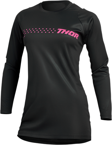 Womens Sector Minimal Jersey - Black/Pink - XS - Lutzka's Garage