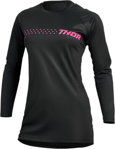 Womens Sector Minimal Jersey - Black/Pink - XS - Lutzka's Garage