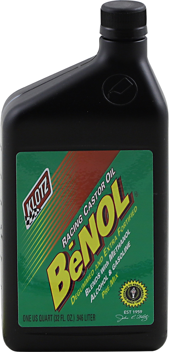 BeNOL® Racing 2-Stroke Pre-Mix Castor Oil - 1 U.S. quart