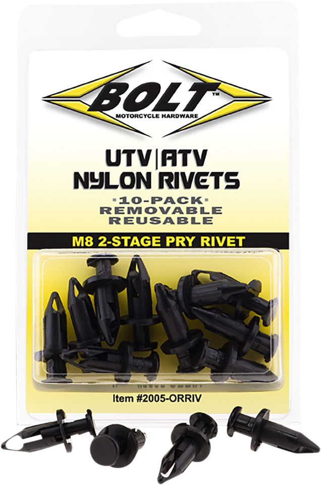 Pry Rivets - M8 - 10 Pack