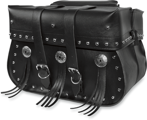 American Classic Saddlebag - Adjustable - Black - Lutzka's Garage