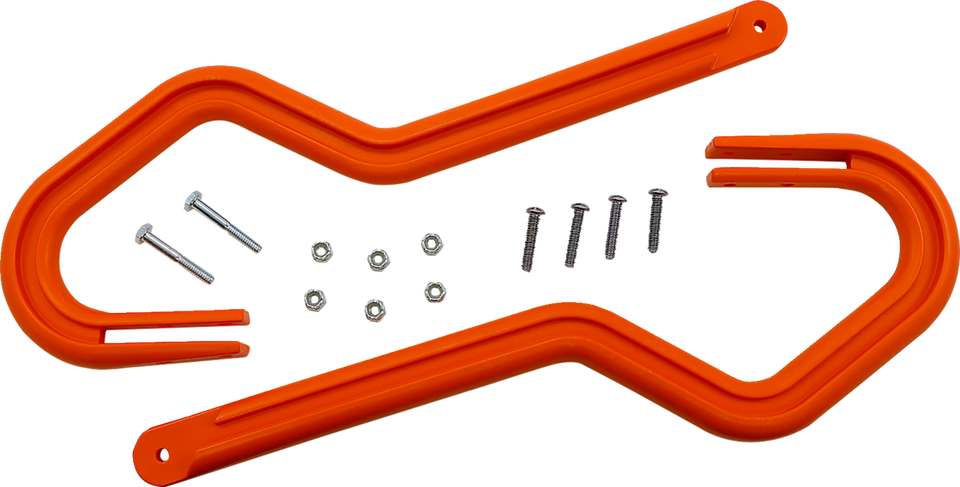 Ski Handle Kit - Orange - Pair - Lutzka's Garage