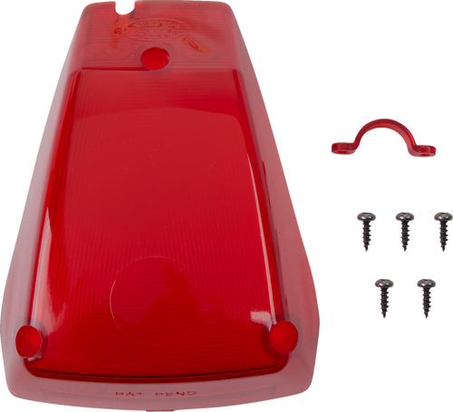 Taillight Lens - Red - Lutzka's Garage