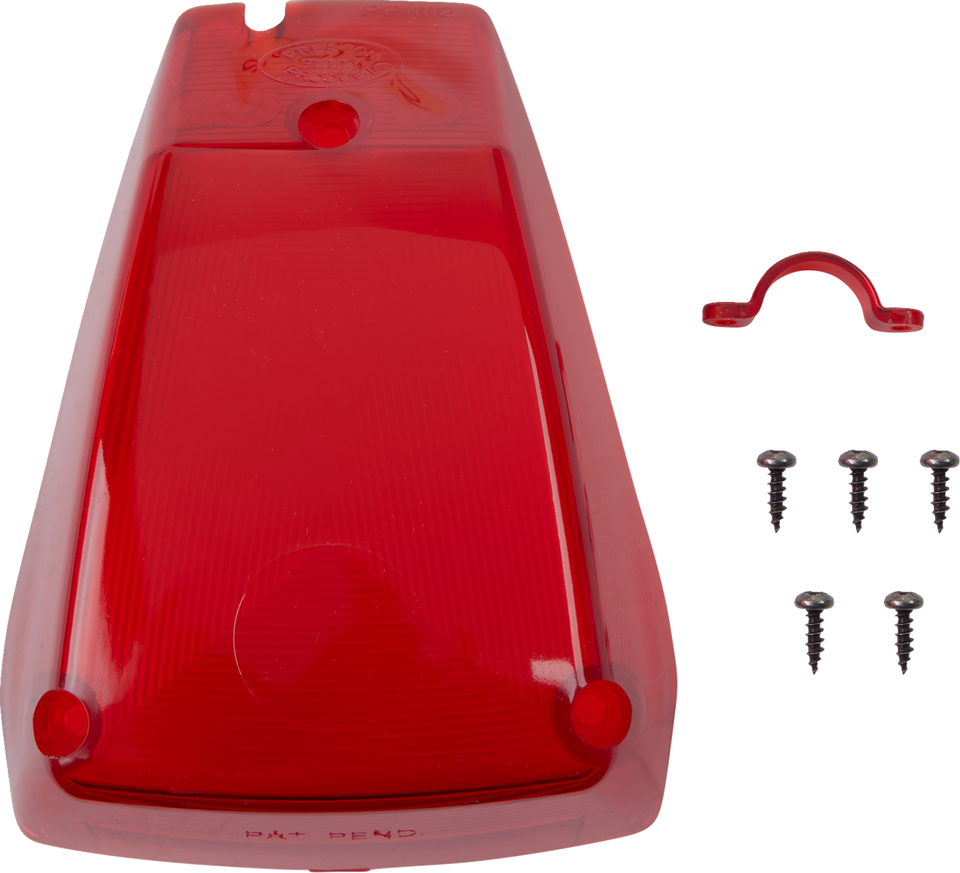 Taillight Lens - Red - Lutzka's Garage