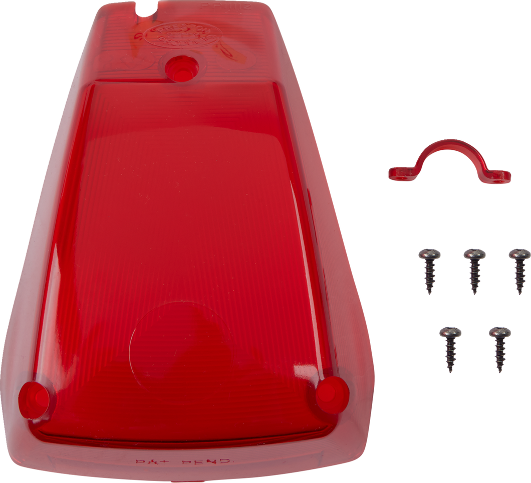 Taillight Lens - Red - Lutzka's Garage