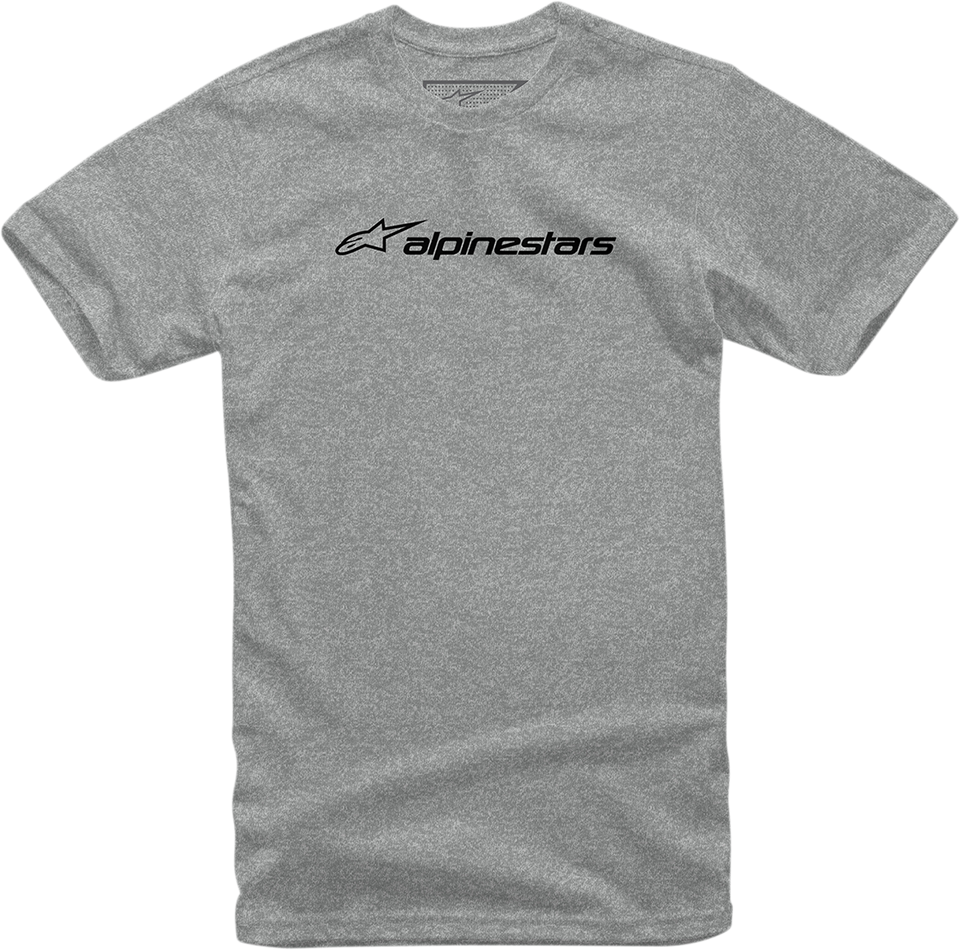 Linear Combo T-Shirt - Heather Gray/Black - Medium - Lutzka's Garage