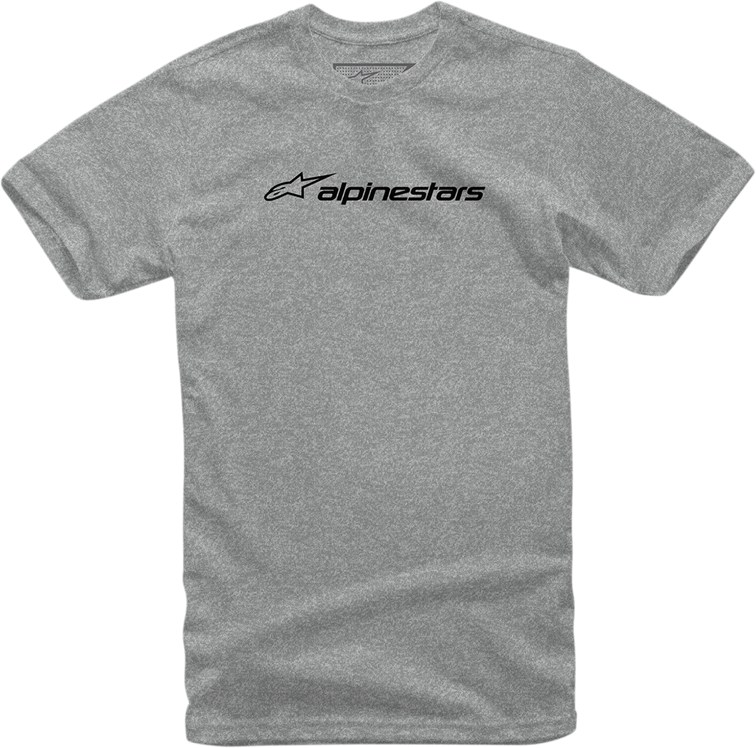 Linear Combo T-Shirt - Heather Gray/Black - Medium - Lutzka's Garage