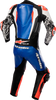 Racing Absolute v2 Leather Suit - Black/Blue/White/Red - US 40 / EU 50 - Lutzka's Garage