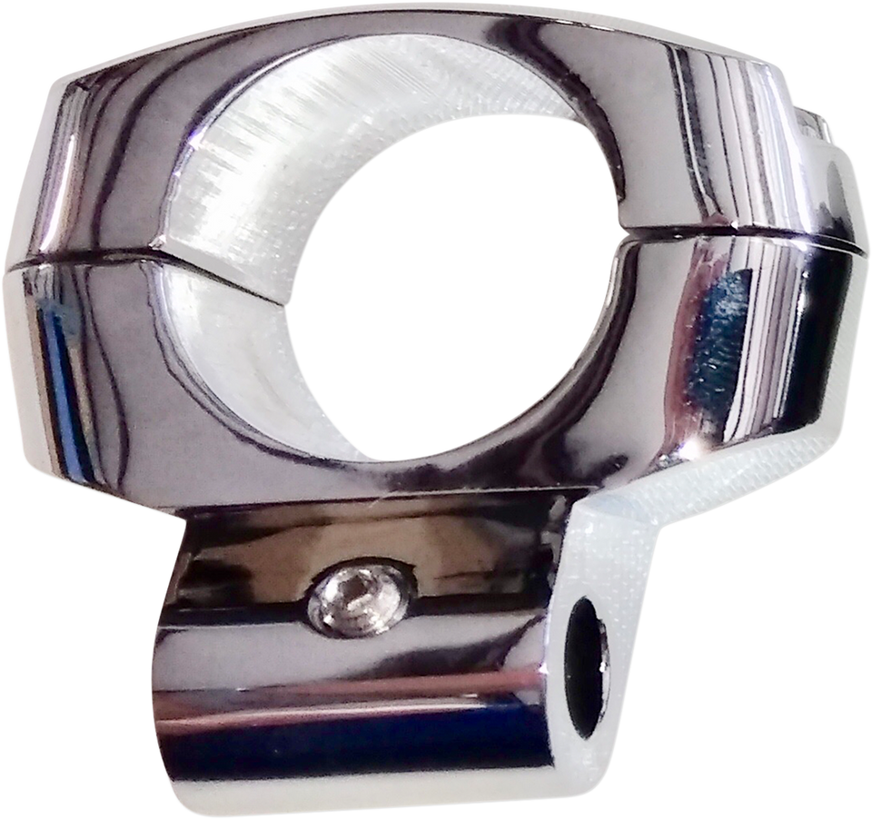 Handlebar Led Clamp - Chrome - 1" - Lutzka's Garage