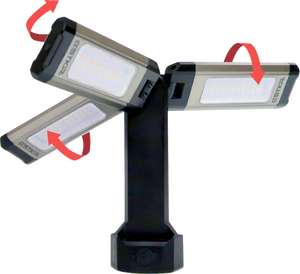 Shop Light w/Tripod - Work Area/Mobile - 2000 Lumens - Rechargeable