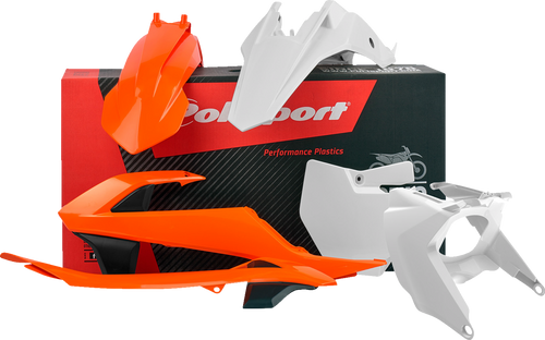 Body Kit - With Air Box - 16 OEM Orange/White - SX 65