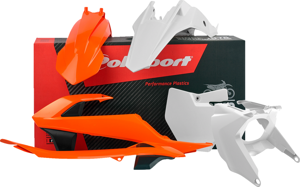 Body Kit - With Air Box - 16 OEM Orange/White - SX 65