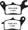 Organic Brake Pads - Z 125 Pro - FA691