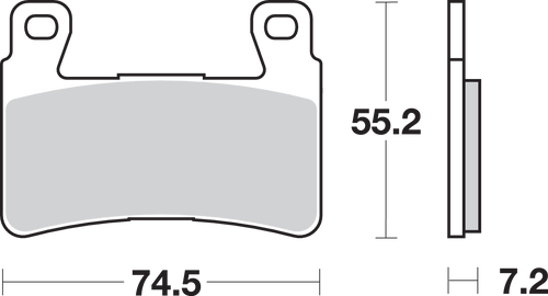 HS Brake Pads - Honda - 734HS