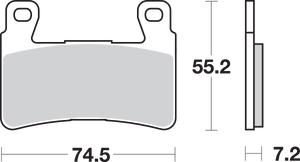 HS Brake Pads - Honda - 734HS