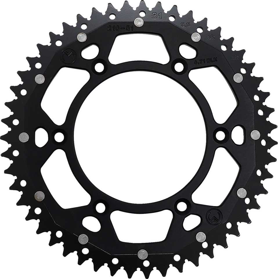 Dual Sprocket - Black - 51 Tooth - Lutzka's Garage