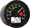 TNT-01 Electronic Speedometer/Tachometer - Black Face - Black Housing - 3" Diameter x 1.75" D - Lutzka's Garage