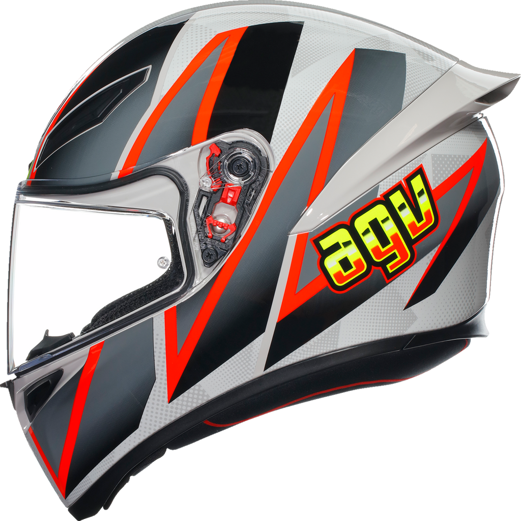 K1 S Helmet - Blipper - Gray/Red - Medium - Lutzka's Garage