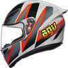 K1 S Helmet - Blipper - Gray/Red - Medium - Lutzka's Garage