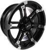 Wheel - Rolln 104 - Rear - Machined Black - 14x7 - 4/4 - 3+4