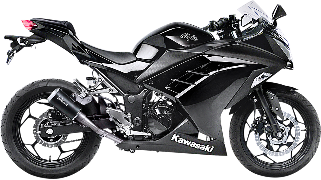 LV-10 Black Edition Muffler - Ninja 300