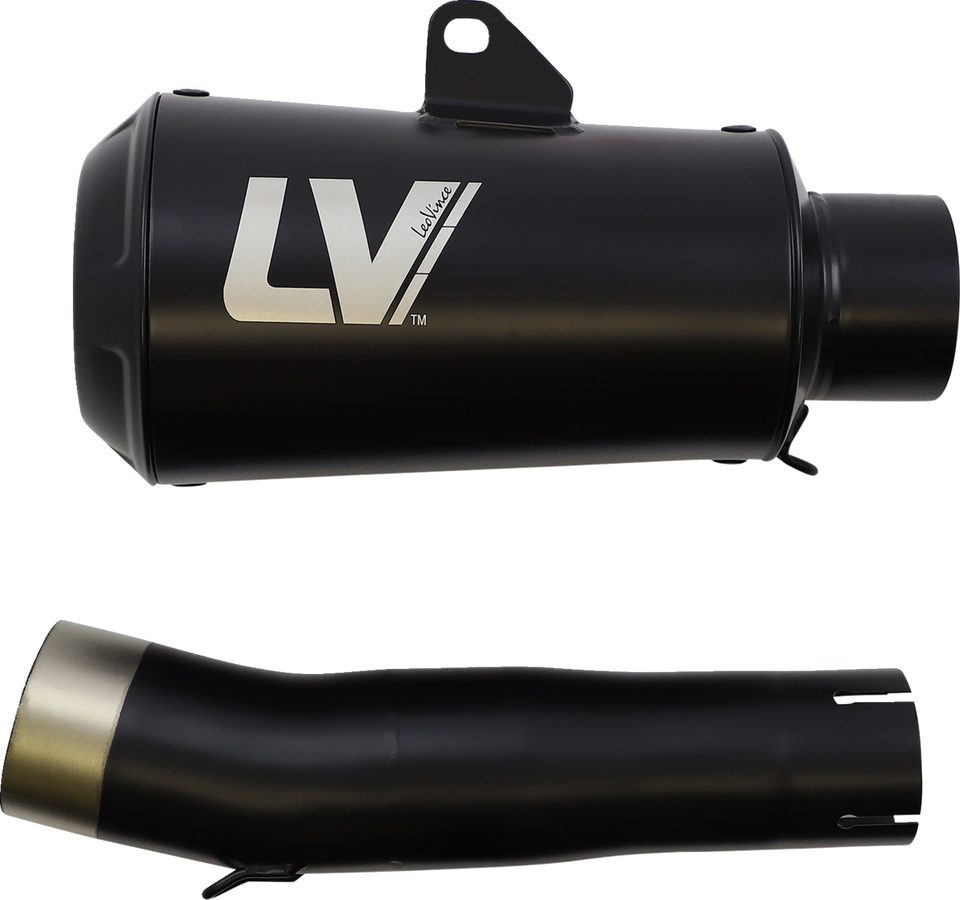 LV-10 Slip-On Muffler - Full Black