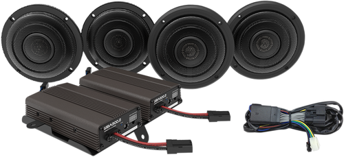 Front/Rear Speaker Kit with Amp
