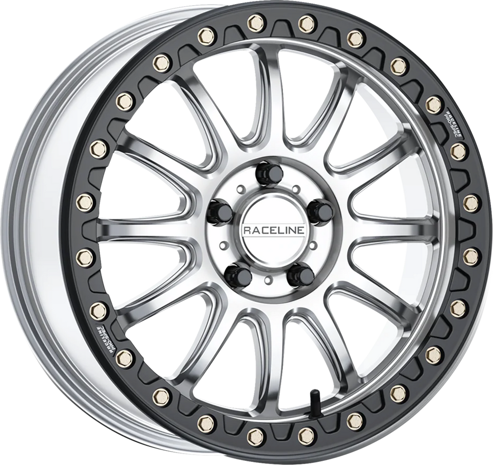 Wheel - Alpha - Front/Rear - Hyper Silver/with Black Ring - 17x7 - 5/114.3 - +25 mm