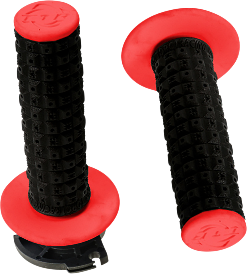 Grips - Defy - Lock-On - Black/Red - Lutzka's Garage