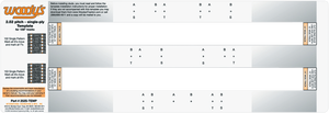 Studding Template - Track - 128" - 2.52" Pitch