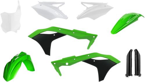 Full Replacement Body Kit - OEM 17 Green/Black/White