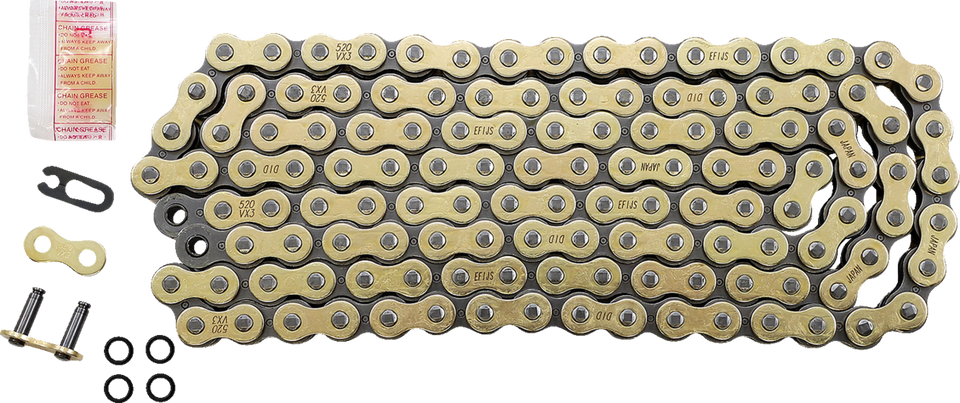 520 VX3 - Chain - Gold - 130 Links - Lutzka's Garage