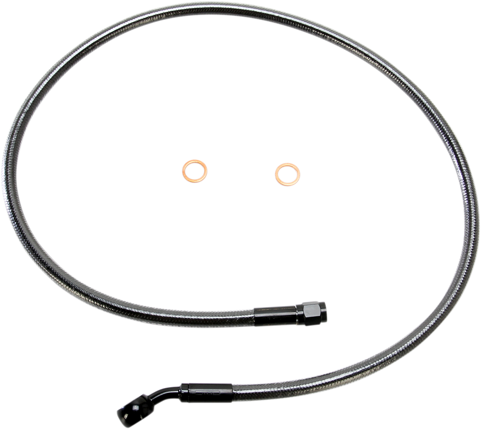 Brake Line - 10 mm-35° - 32" - Black Pearl