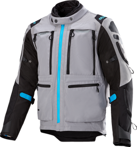 Ardent 3in1 Adventure Touring Jacket - Gray/Black/Blue - Small - Lutzka's Garage