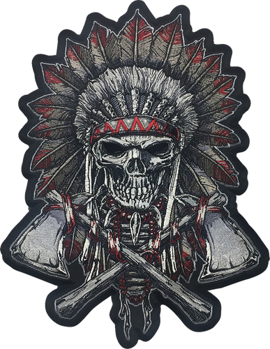 Renegade Skull Embroidered Patch - Large - Lutzka's Garage