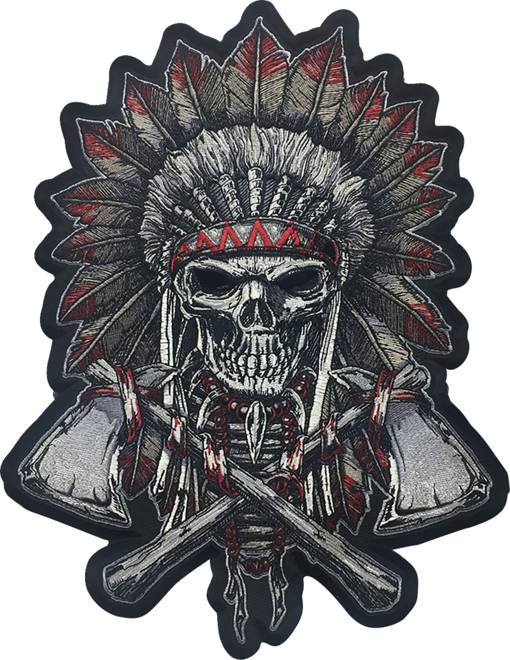 Renegade Skull Embroidered Patch - Large - Lutzka's Garage