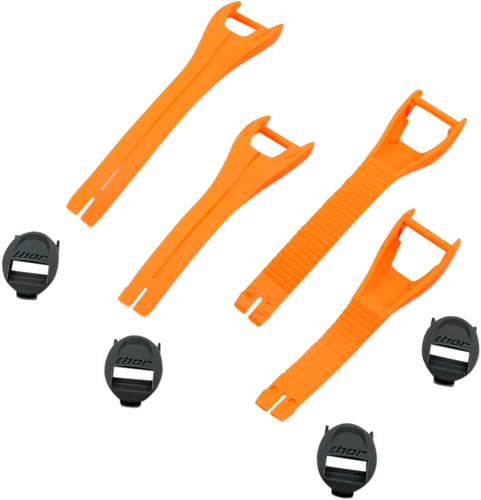 Blitz XP MX Boot Straps - Orange - Size 7-9 - Lutzka's Garage