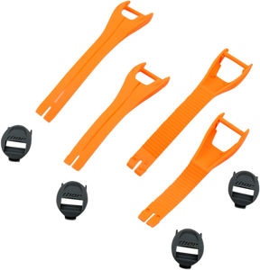 Blitz XP MX Boot Straps - Orange - Size 7-9 - Lutzka's Garage