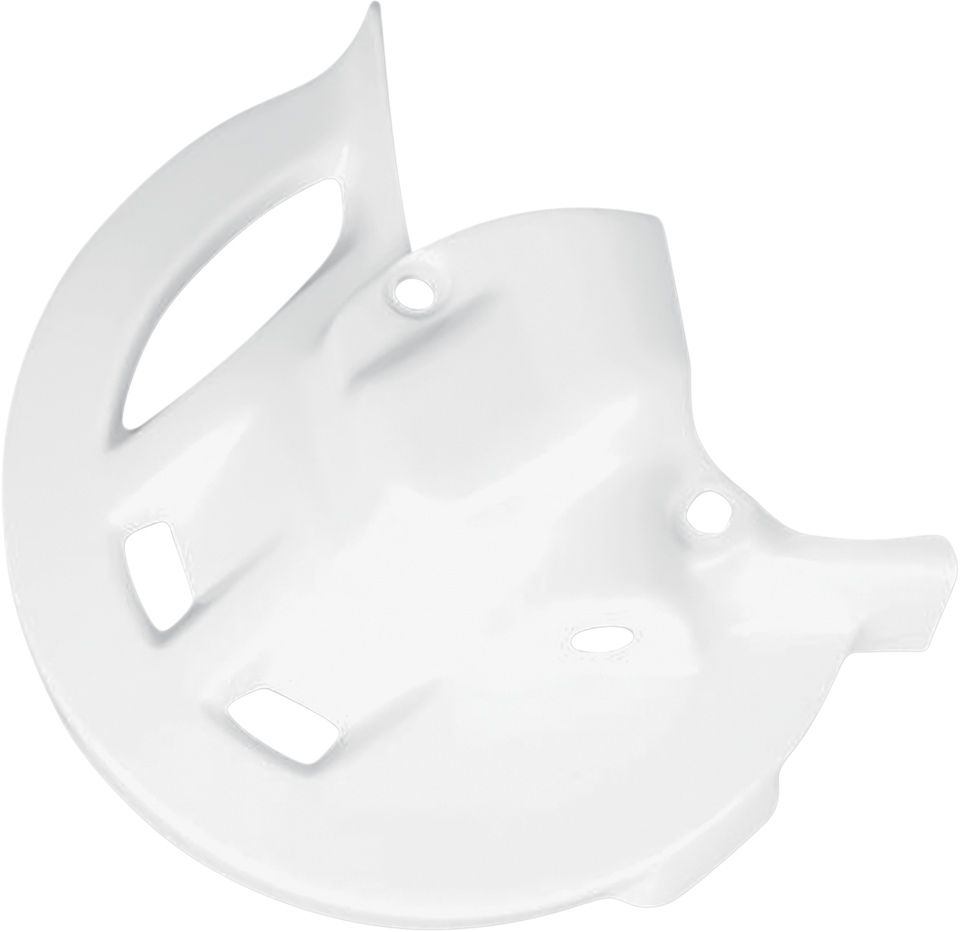 Front Disc Guard - White - Lutzka's Garage