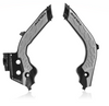 X-Grip Frame Guards - Black/Gray - Gas Gas | Husqvarna - Lutzka's Garage