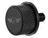 Seat Mounting Knob - Black - Logo - Lutzka's Garage