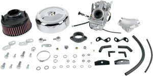 Smoothbore Carburetor Total Kit - HSR45 - Evolution Big Twin