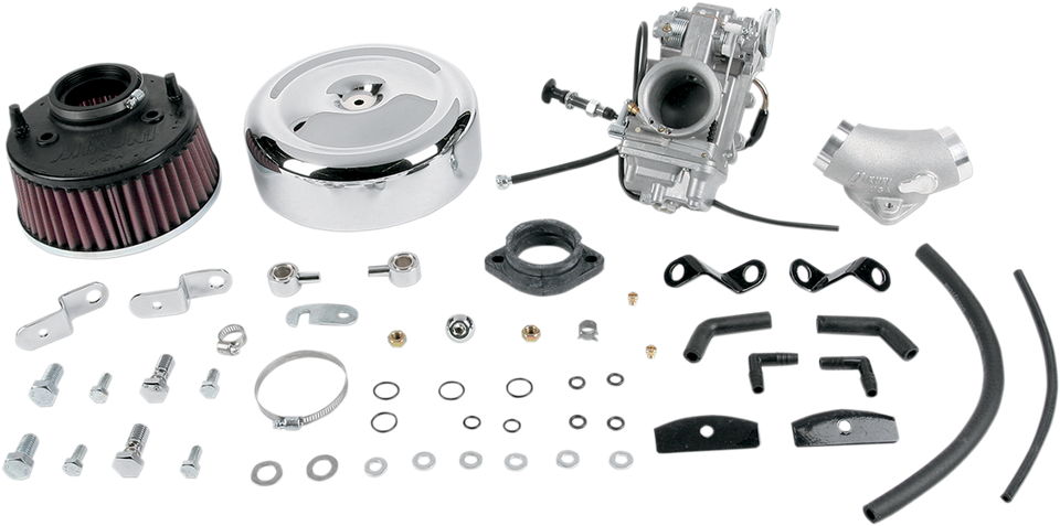 Smoothbore Carburetor Total Kit - HSR45 - Evolution Big Twin