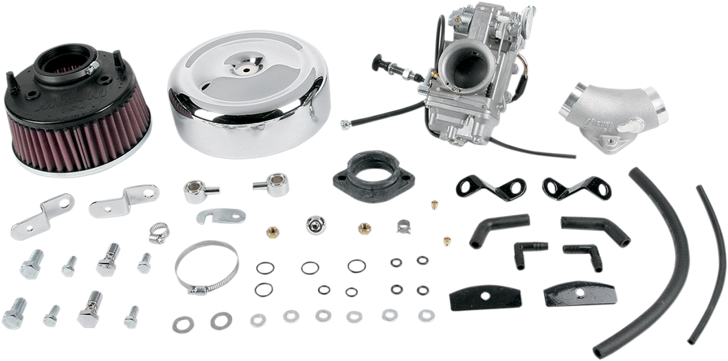 Smoothbore Carburetor Total Kit - HSR45 - Evolution Big Twin