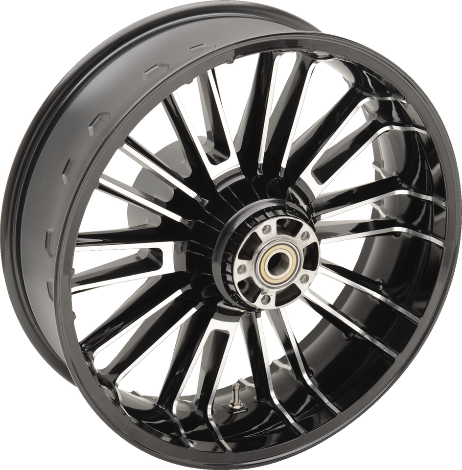 Wheel - Atlantic 3D - Rear - Single Disc/with ABS - Black Cut - 18x5.5 - Lutzka's Garage